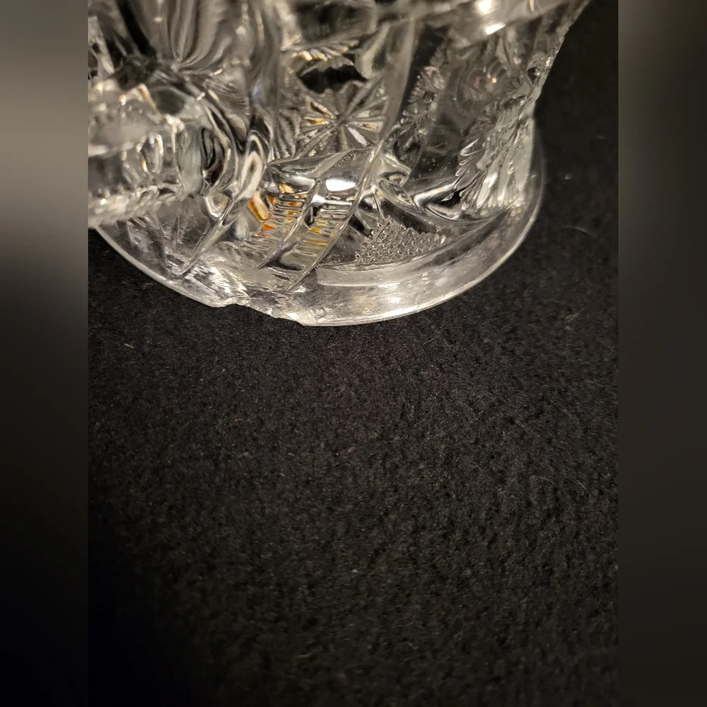 Vintage presscut sugar bowl